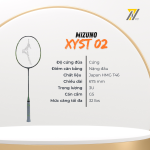 Vợt Cầu Lông Mizuno XYST-02 - Xám xanh chính hãng