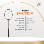 Vợt cầu lông Mizuno Fortius 10 BDSS - Đen vàng chính hãng