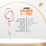 Vợt cầu lông Mizuno Caliber S-Pro - Đỏ trắng chính hãng