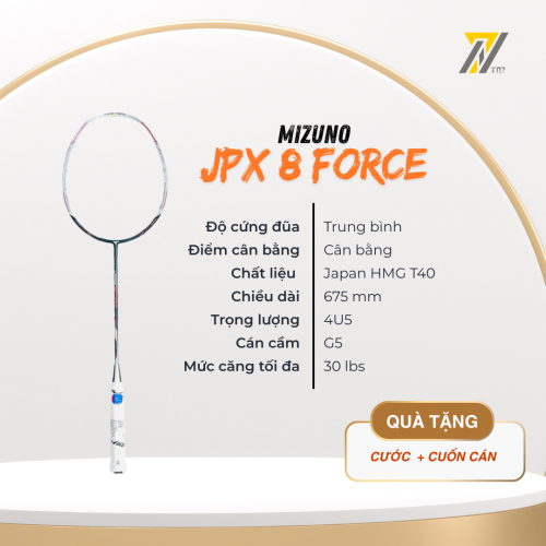 Vợt cầu lông Mizuno JPX 8 Force 2025 - Chính hãng
