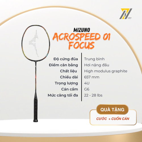 Vợt cầu lông Mizuno Acrospeed 01 Focus