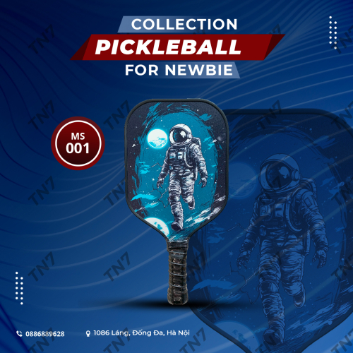Vợt Pickleball Mã 001 Thiết Kế Gọn Nhẹ Giúp Kiểm Soát Chính Xác Và Tính Tiện Lợi Lý Tưởng Cho Người Mới Bắt Đầu Với Tay Cầm Không Trượt