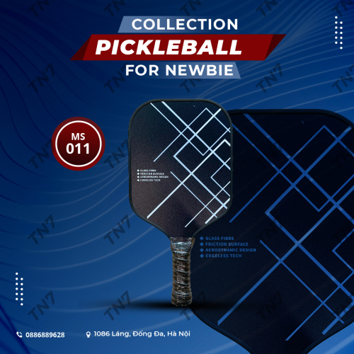 Vợt Pickleball Mã 011 Thiết Kế Gọn Nhẹ Giúp Kiểm Soát Chính Xác Và Tính Tiện Lợi Lý Tưởng Cho Người Mới Bắt Đầu Với Tay Cầm Không Trượt