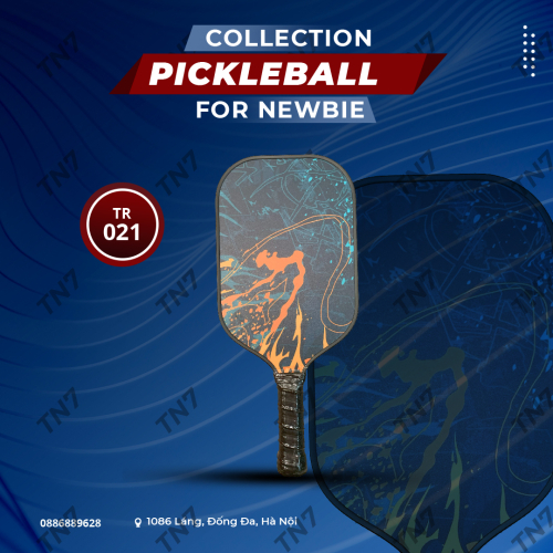 Vợt Chơi Bóng Pickleball Mã TR021 Bằng Sợi Thủy Tinh Siêu Nhẹ Chuyên Nghiệp