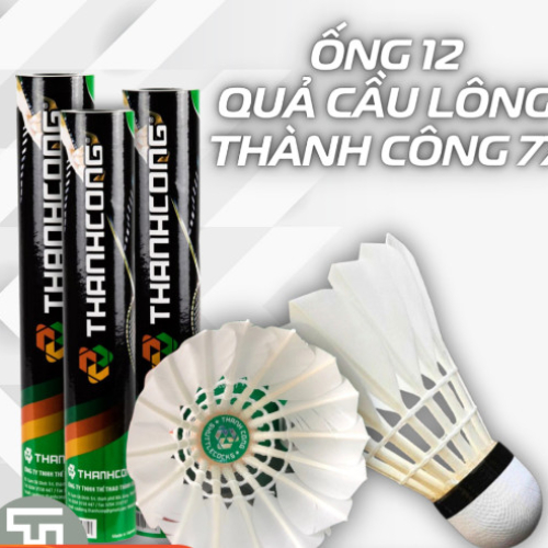 Ống Cầu Lông Thành Công 77, Quả Cầu Lông Hàng Chính Hãng Tiêu Chuẩn Thi Đấu Siêu Bền Giá Rẻ Chịu Va Đập Tốt