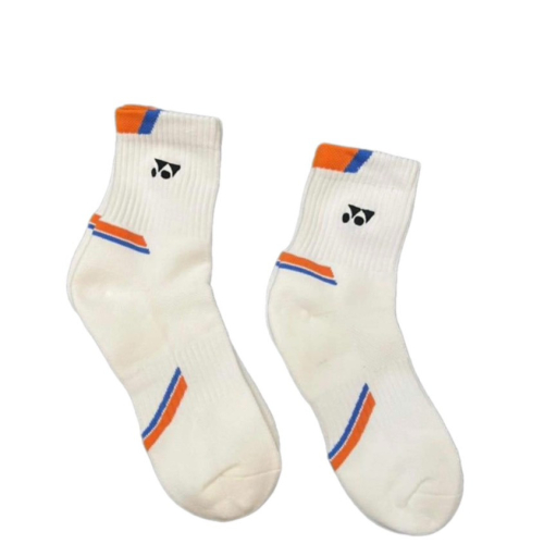 Tất Yonex trắng viền cam