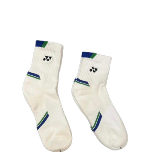 Tất Yonex trắng viền xanh