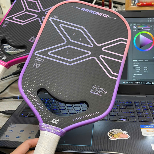  Arronax Pickleball Paddle TS3-16MM - Hồng nhạt tím