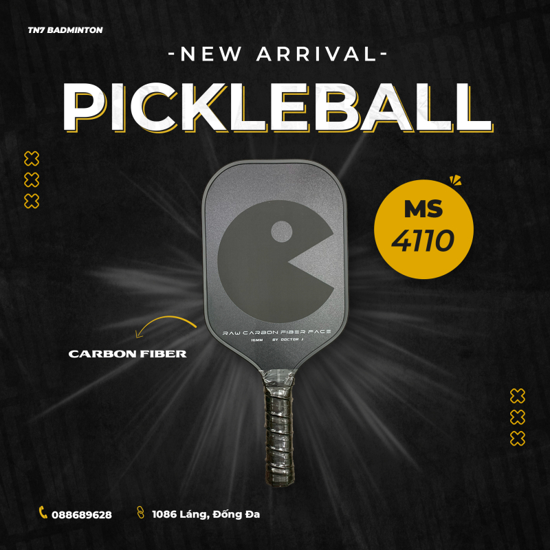 Vợt Carbon T700 mã 4110 Integrated Pickleball Paddle thế hệ mới