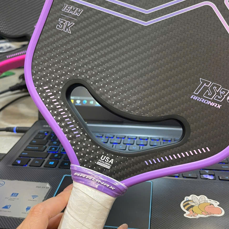  Arronax Pickleball Paddle TS3-16MM - Hồng nhạt tím